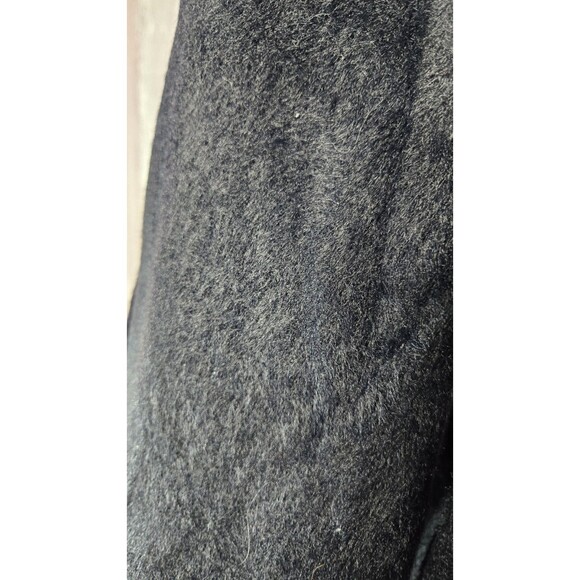 LOVE TOKEN Black Faux Fur Cozy Open Front Cardigan Size Large - Picture 8 of 12